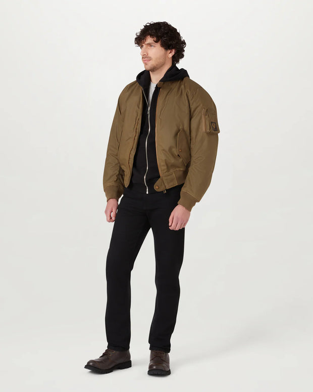 BELSTAFF BRECON MOTORCYCLE BOMBER JACKET - OLIVE GREEN
