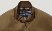 BELSTAFF BRECON MOTORCYCLE BOMBER JACKET - OLIVE GREEN