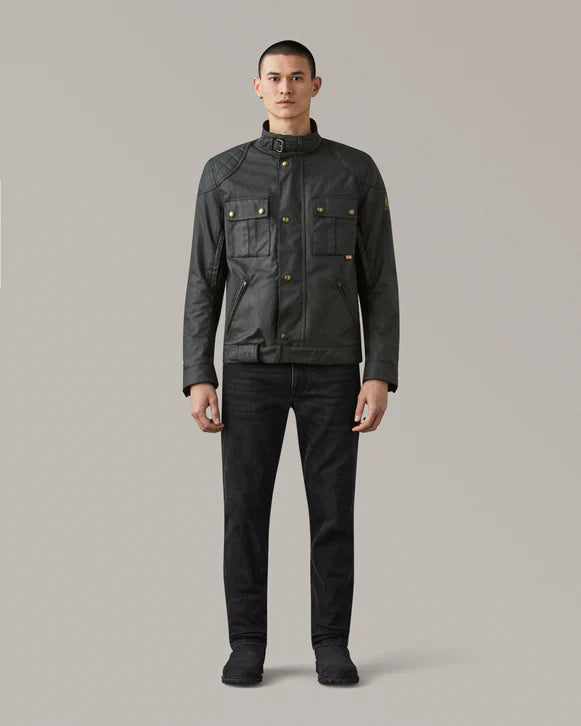 BELSTAFF BROOKLANDS MOTORCYCLE JACKET - BLACK