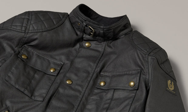 BELSTAFF BROOKLANDS MOTORCYCLE JACKET - BLACK