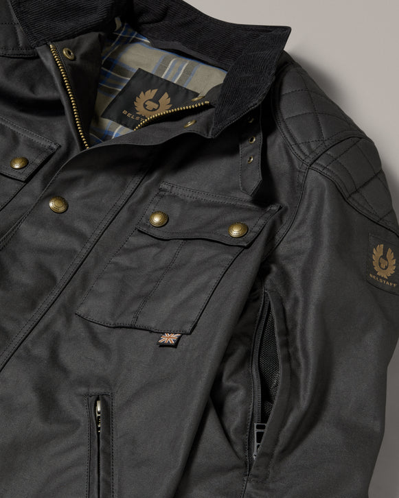 BELSTAFF BROOKLANDS MOTORCYCLE JACKET - BLACK