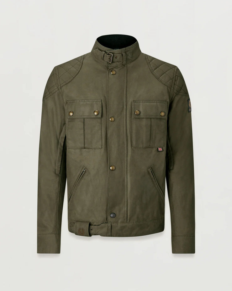 BELSTAFF BROOKLANDS MOTORCYCLE JACKET OLIVE GREEN – Strath Moto
