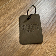 STRATH MOTO CLASSIC LOGO LEATHER KEY FOB / KEY CHAIN