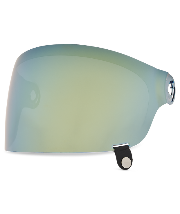 BELL BULLITT GT FLAT SHIELD - GOLD w/ BLACK TAB