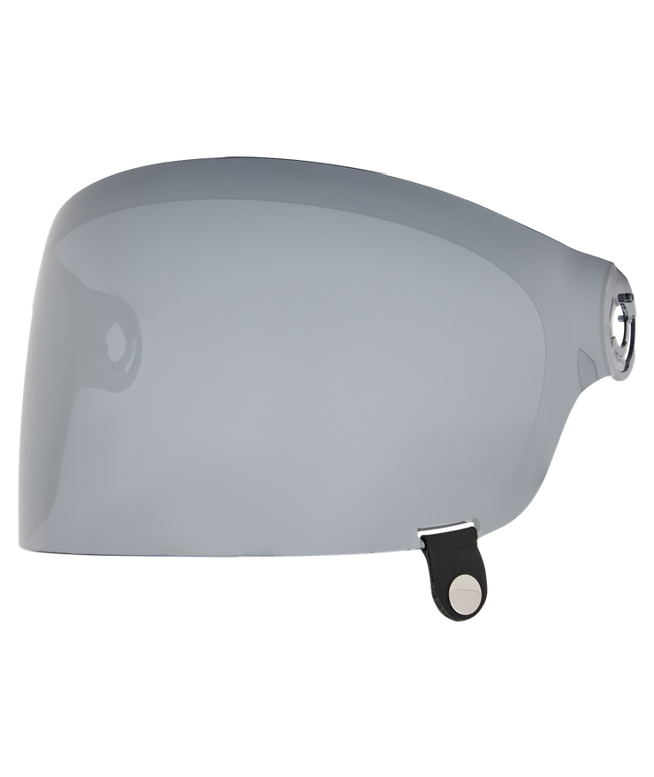 BELL BULLITT GT FLAT SHIELD - DARK SILVER w/ BLACK TAB