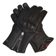GOLDTOP SILK LINED RAPTOR GLOVES - BLACK