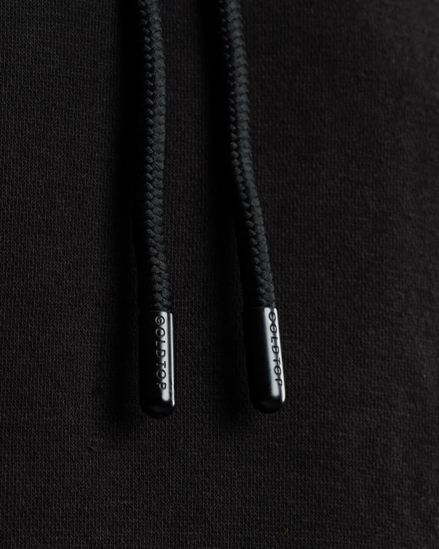 GOLDTOP EMBLEM HOODIE - BLACK