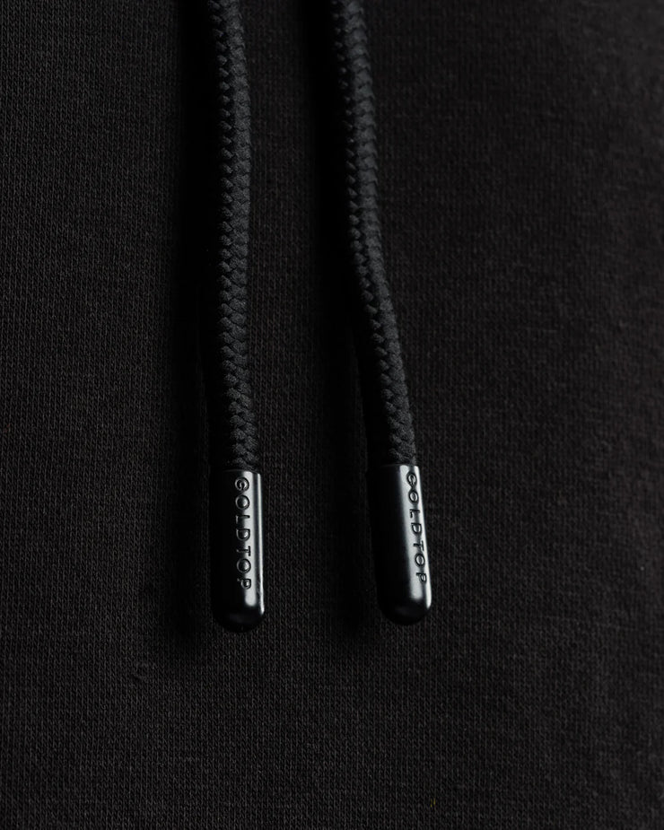 GOLDTOP EMBLEM HOODIE - BLACK