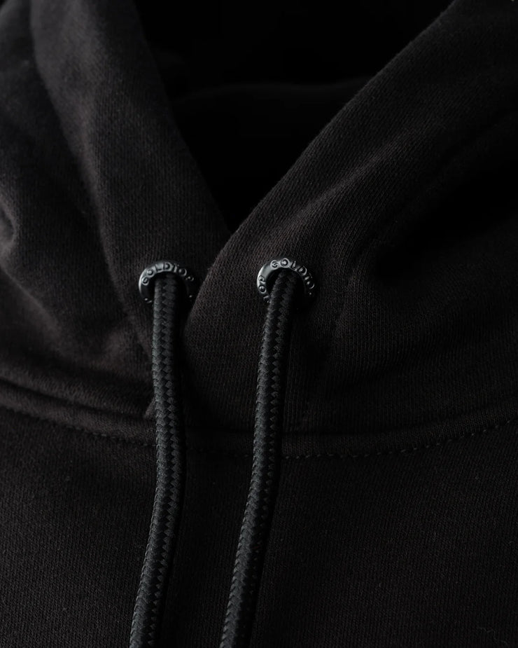 GOLDTOP EMBLEM HOODIE - BLACK