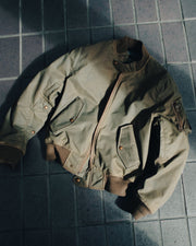 BELSTAFF BRECON MOTORCYCLE BOMBER JACKET - OLIVE GREEN