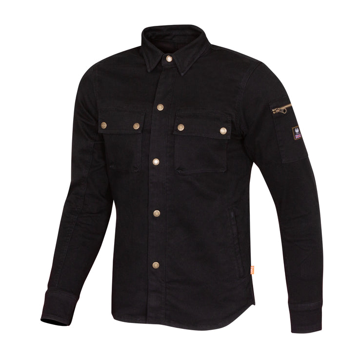 MERLIN BRODY D3O® SINGLE LAYER RIDING SHIRT - BLACK
