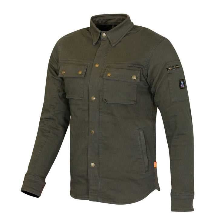 MERLIN BRODY D3O® SINGLE LAYER RIDING SHIRT - GREEN