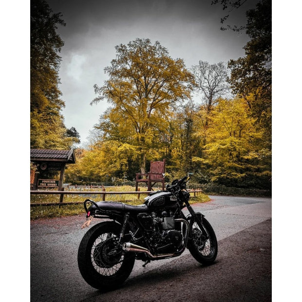 MOTONE SATURN V EXHAUST - T100 AIR-COOLED 2001-2015 - POLISHED