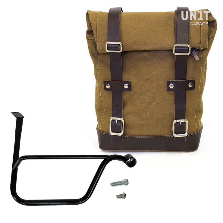 UNIT GARAGE SIDE PANNIER CANVAS + RT SUBFRAME TRIUMPH THRUXTON R/RS 1200 (2016 ONWARD)