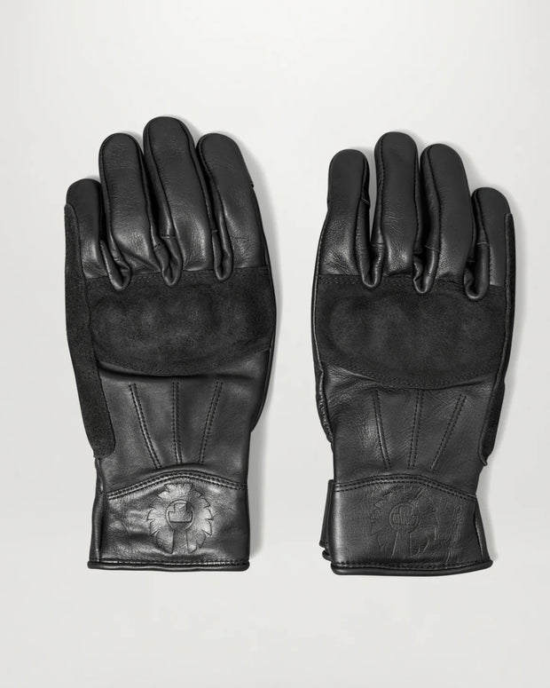 BELSTAFF CLINCH MOTORCYCLE GLOVES - BLACK