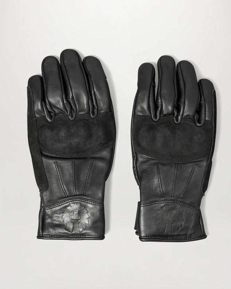 BELSTAFF CLINCH MOTORCYCLE GLOVES - BLACK
