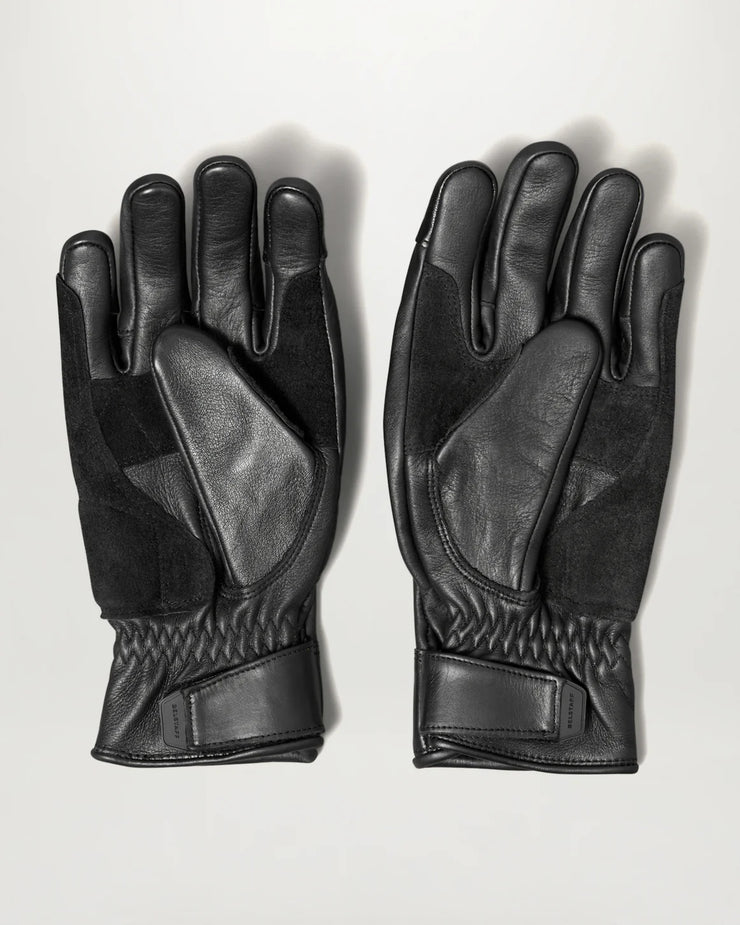 BELSTAFF CLINCH MOTORCYCLE GLOVES - BLACK