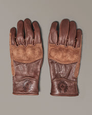 BELSTAFF CLINCH MOTORCYCLE GLOVES - TAN
