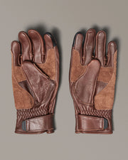 BELSTAFF CLINCH MOTORCYCLE GLOVES - TAN