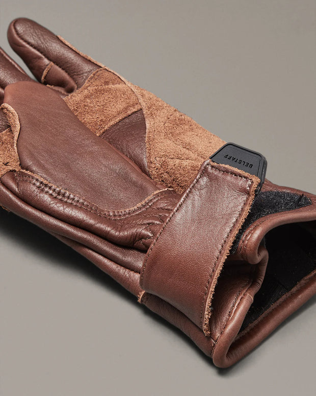 BELSTAFF CLINCH MOTORCYCLE GLOVES - TAN