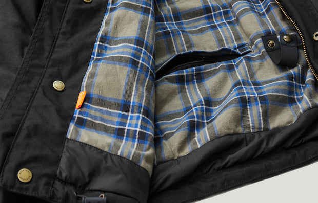 BELSTAFF CONVOY MOTORCYCLE JACKET - BLACK