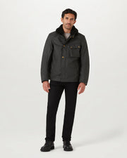 BELSTAFF CONVOY MOTORCYCLE JACKET - BLACK