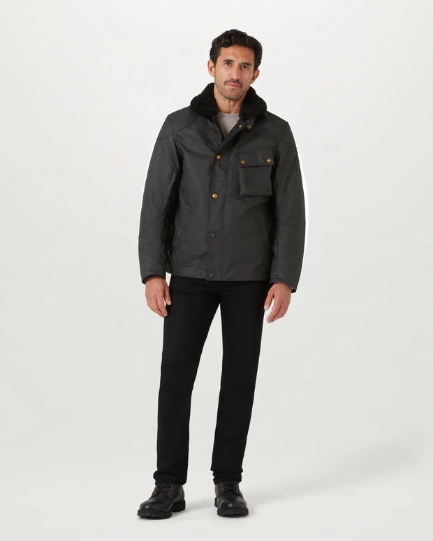 BELSTAFF CONVOY MOTORCYCLE JACKET - BLACK