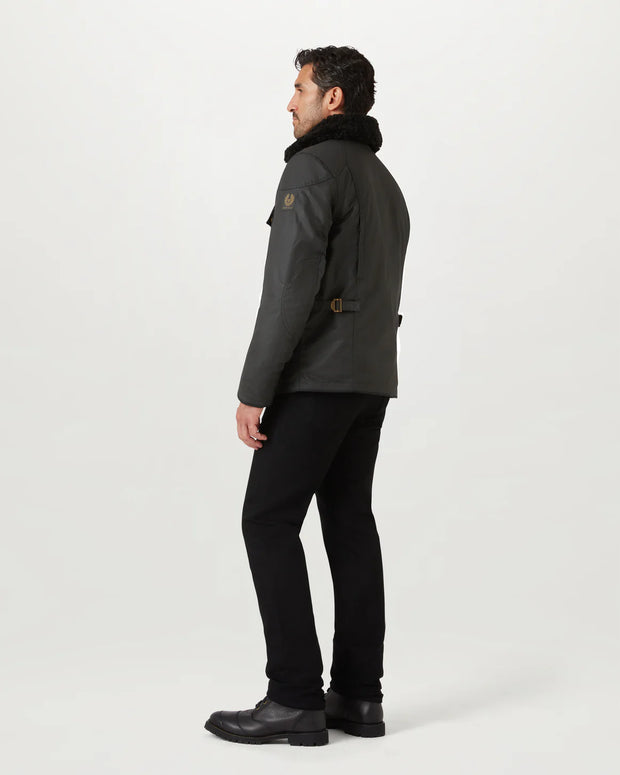 BELSTAFF CONVOY MOTORCYCLE JACKET - BLACK