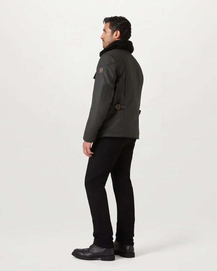 BELSTAFF CONVOY MOTORCYCLE JACKET - BLACK