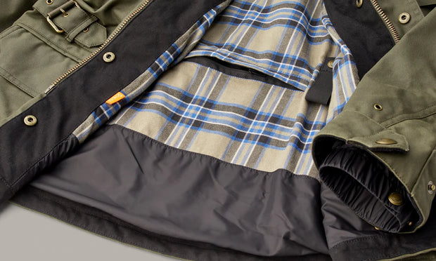 BELSTAFF CROSBY MOTORCYCLE JACKET - FOREST GREEN