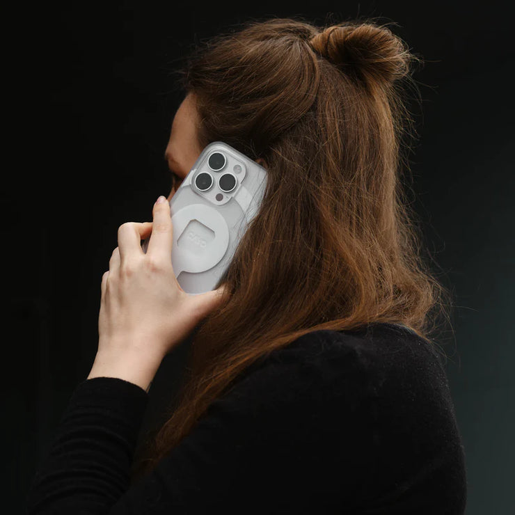 CAYO PHONE.DOKK CASE - APPLE IPHONE 15 PRO - CLEAR & WHITE