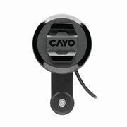 CAYO MOTO.DOKK HANDLEBAR PHONE MOUNT W/ USB-A CABLE, CHARGING MODULE, AND VIBRATION DAMPENER