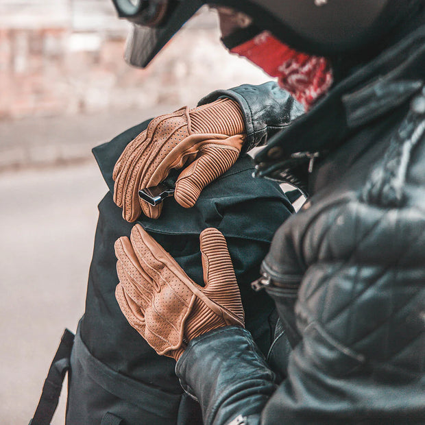 GOLDTOP SILK LINED RAPTOR GLOVES - SAND