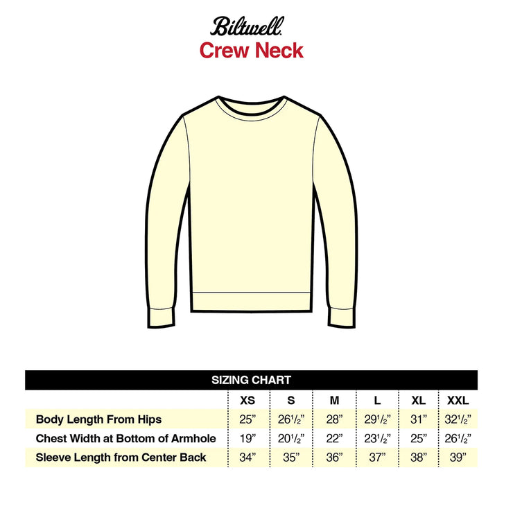 BILTWELL COVERED CREWNECK SWEATSHIRT - NAVY