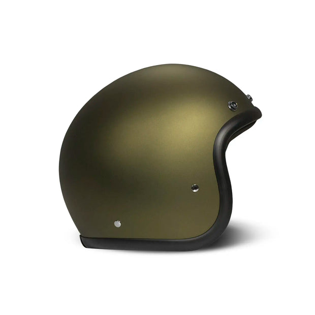 DMD RETRO JET HELMET ECE 22.06 - OLIVE GOLD