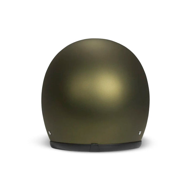 DMD RETRO JET HELMET ECE 22.06 - OLIVE GOLD