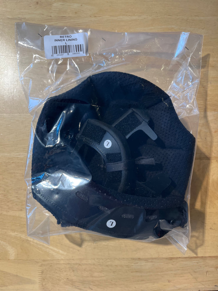 DMD RETRO HELMET REPLACEMENT LINER - SIZE L