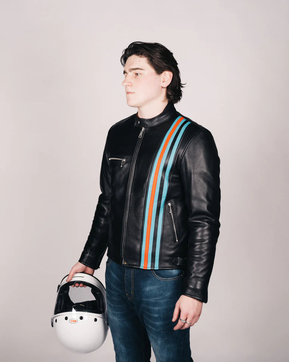 The Goldtop Patrol Jacket: The traditional 4-pocket leather
