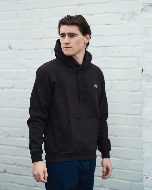 GOLDTOP EMBLEM HOODIE - BLACK