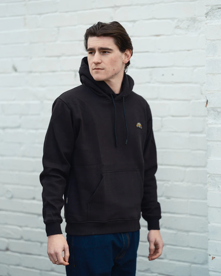 GOLDTOP EMBLEM HOODIE - BLACK