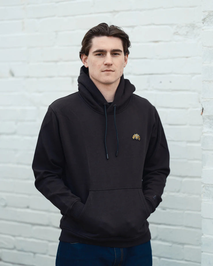 GOLDTOP EMBLEM HOODIE - BLACK
