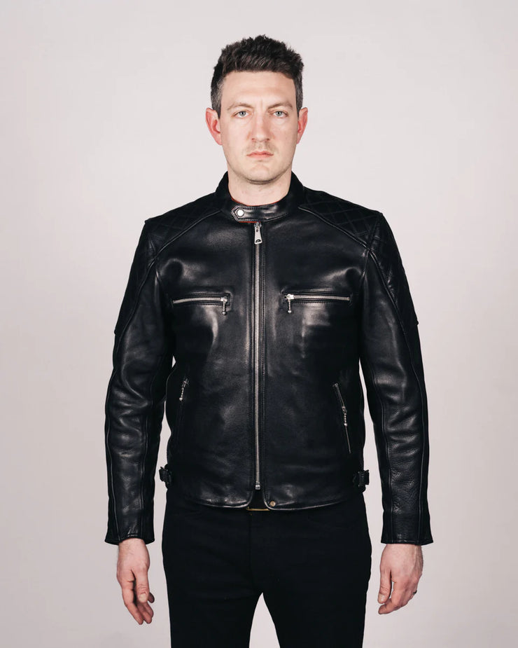GOLDTOP FLAT TRACKER JACKET (CE ARMOURED) - BLACK