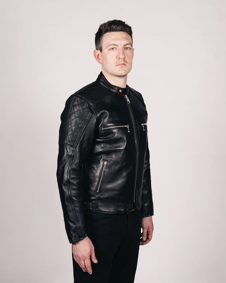 GOLDTOP FLAT TRACKER JACKET (CE ARMOURED) - BLACK