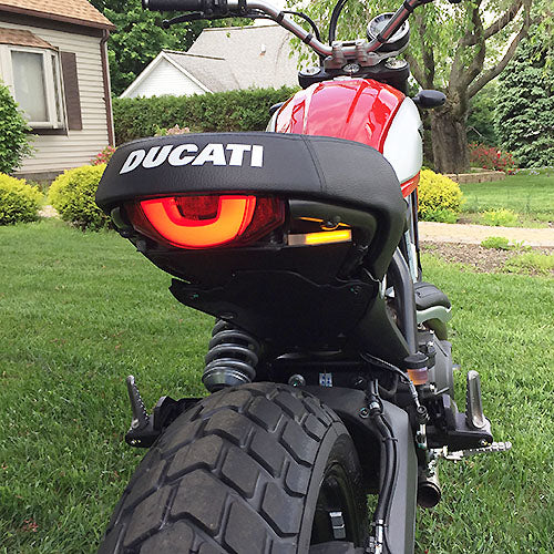 NEW RAGE CYCLES DUCATI SCRAMBLER CLASSIC/ICON/FULL THROTTLE/URBAN ENDURO FENDER ELIMINATOR KIT (2015 - 2017)
