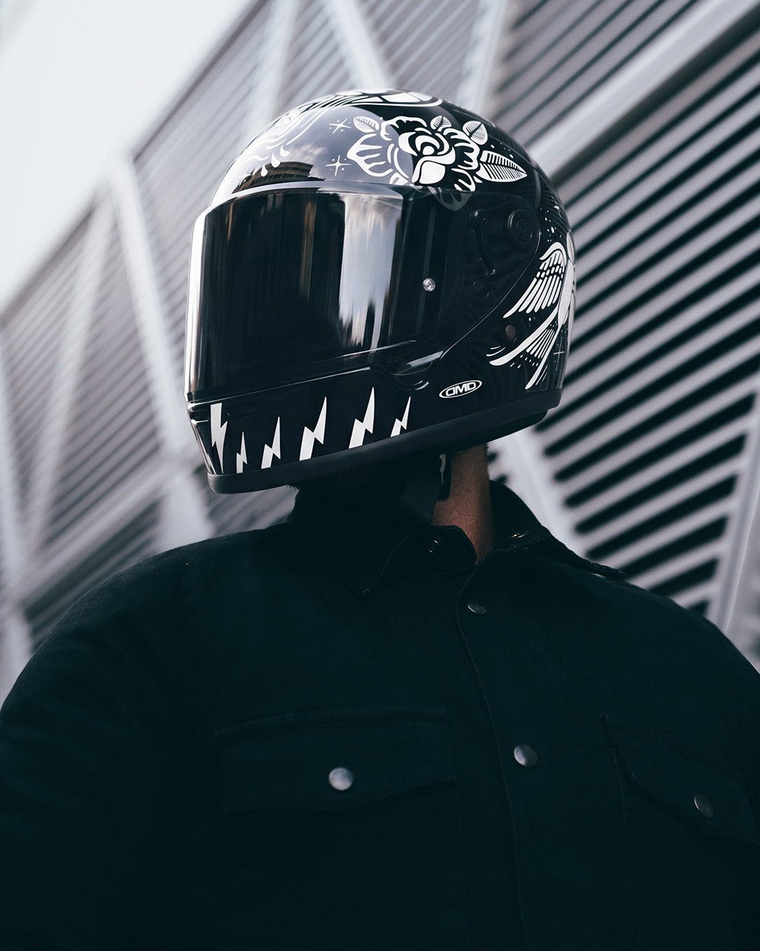 dmd motorcycle helmets - GHOST RIDER - RETRO OPEN FACE VINTAGE HELMET DMD Rocket full face helmet