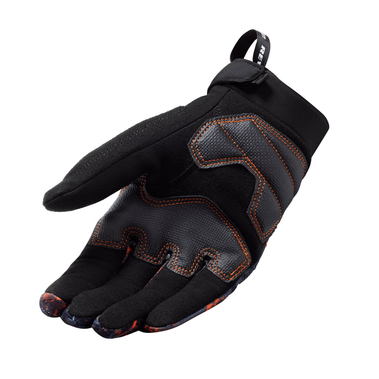 REV'IT! CONTINENT WB GLOVE - BLACK-ORANGE