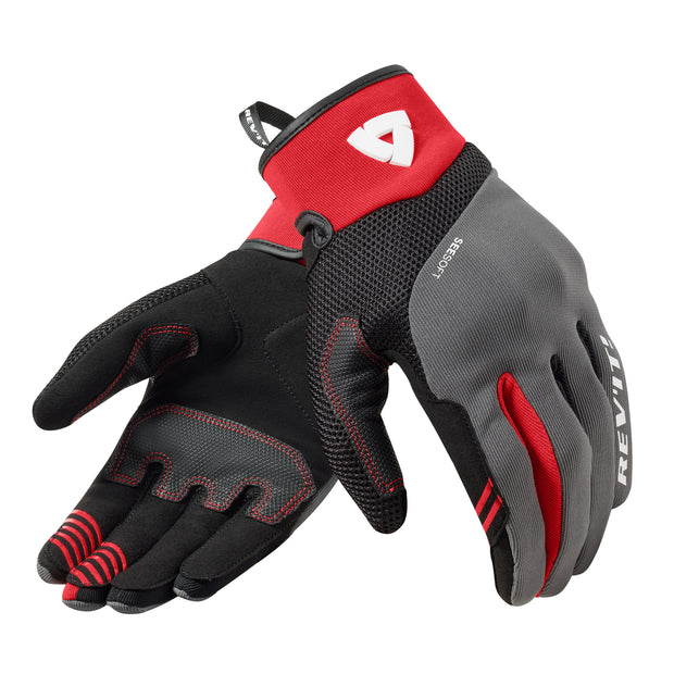 REV'IT! ENDO LADIES GLOVES - GREY-RED