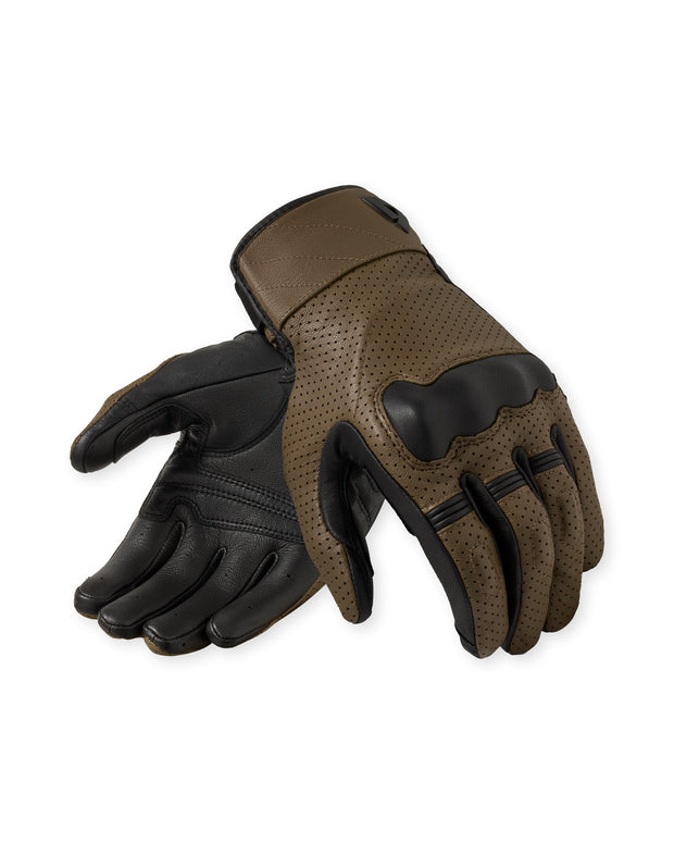 REV'IT! NEW HEIGHTS GLOVES - BROWN-BLACK