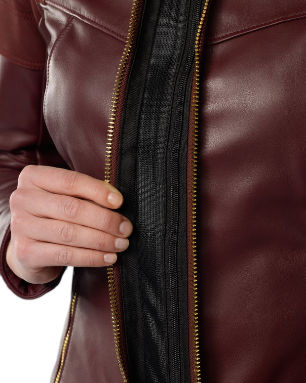 REV'IT! LONDON LADIES JACKET - AUBERGINE