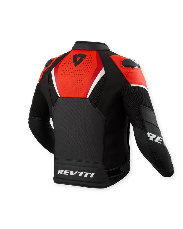 REV'IT! AUTOMATE JACKET - BLACK-NEON RED